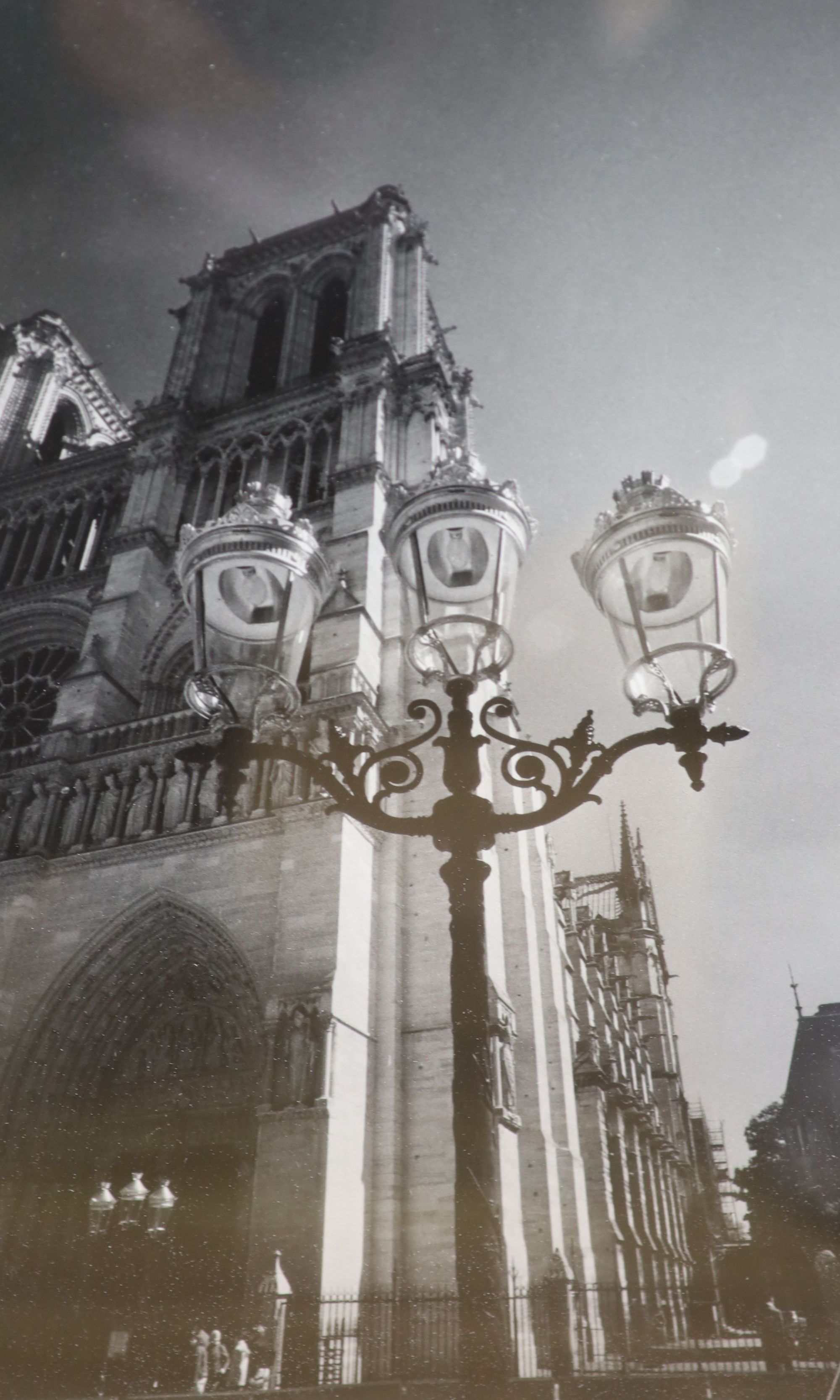 Herve Dufoort, five black and white photographs, City views, Parkland and Mosque, largest 31 x 21cm